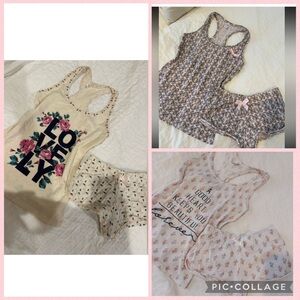 Bundle of 3 Pj set size xs/small